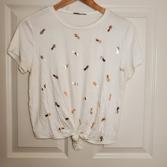 Pineapple Cropped Top - Picture 2 of 4